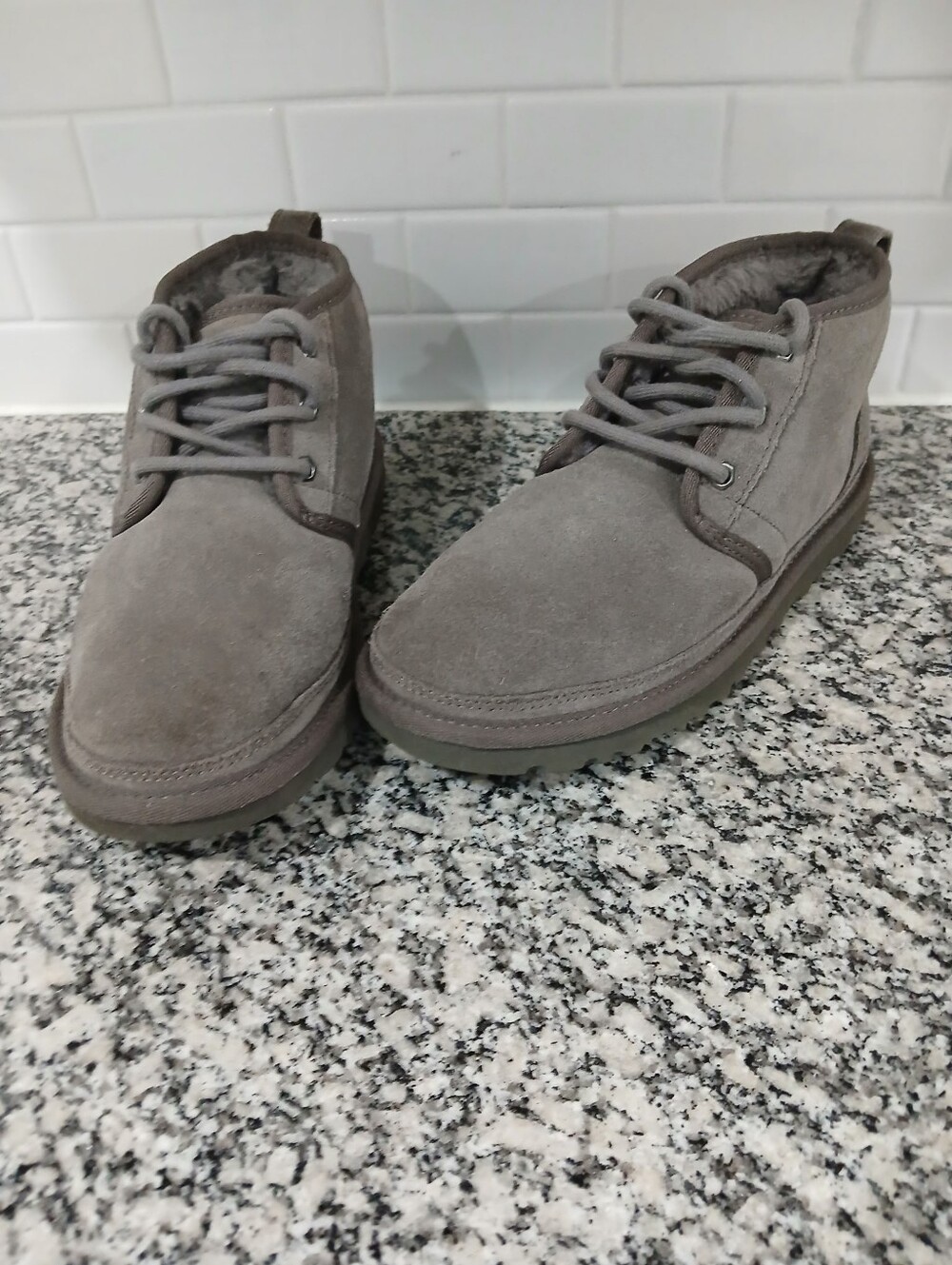 UGG Womens Suede Chukka Boots in Gray